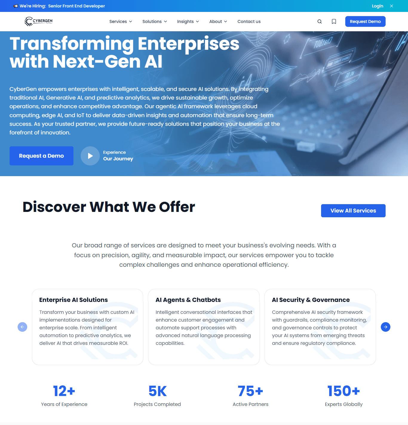 CyberGen.ai – AI-Driven Enterprise Data & Analytics Platform